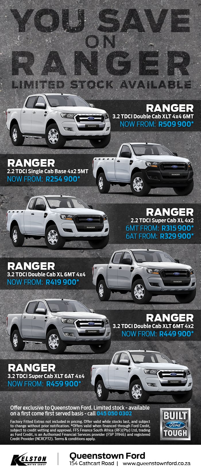 Save on your new Ford Ranger