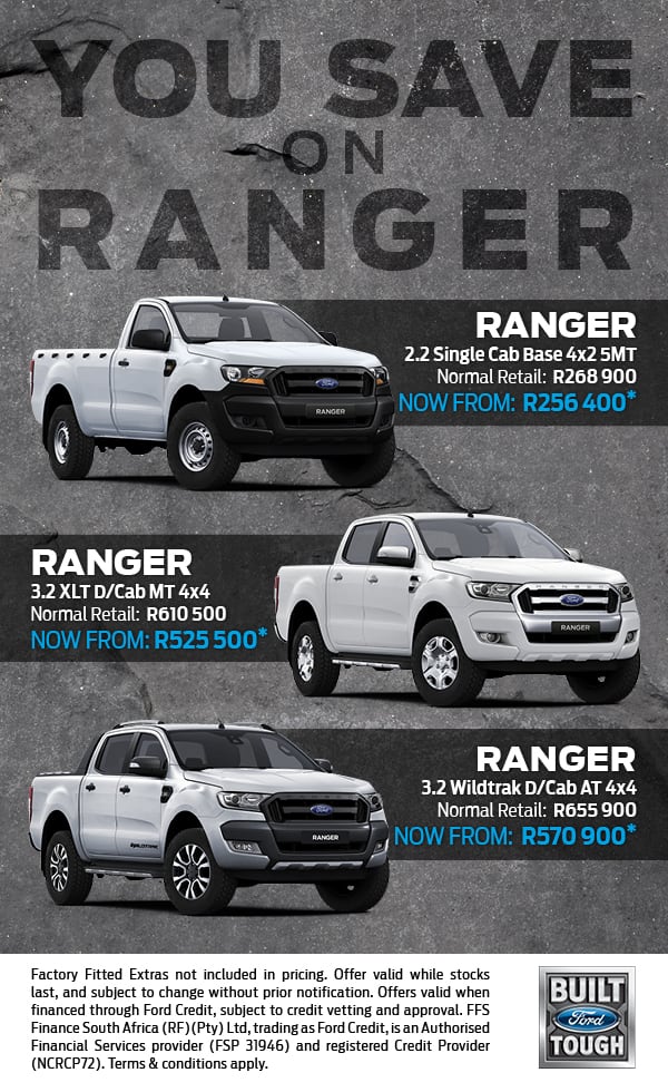 Save on your new Ford Ranger