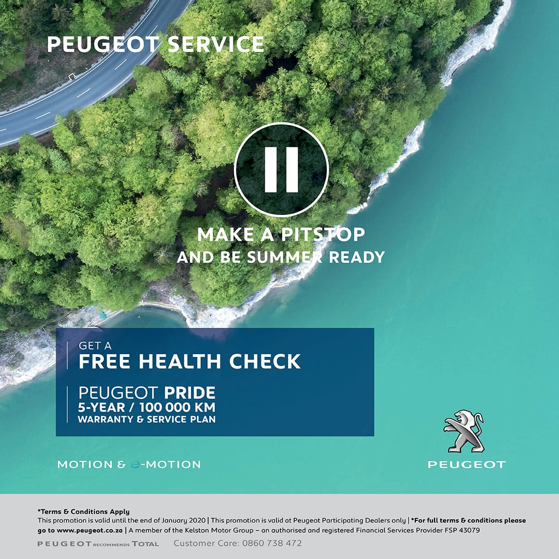 Make a pitstop and be summer ready with Peugeot Service
