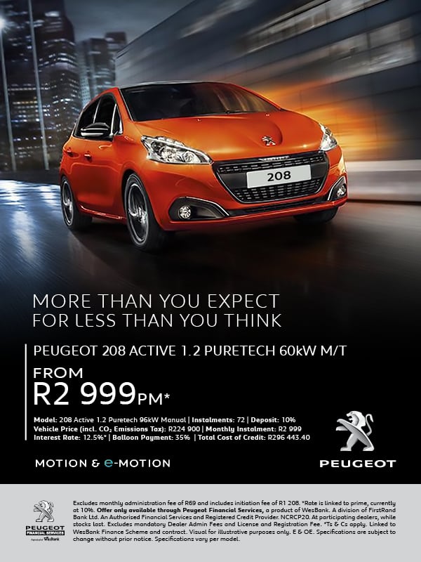 Celebrating Women's Month: Get the stylish and affordable 208 from R2999pm