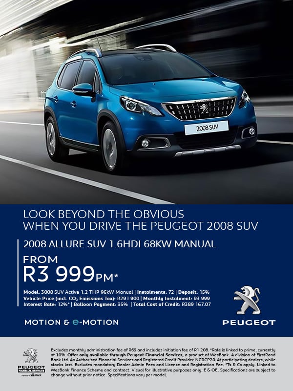 Celebrating Women's Month: Get the 2008 SUV from only R3,999pm